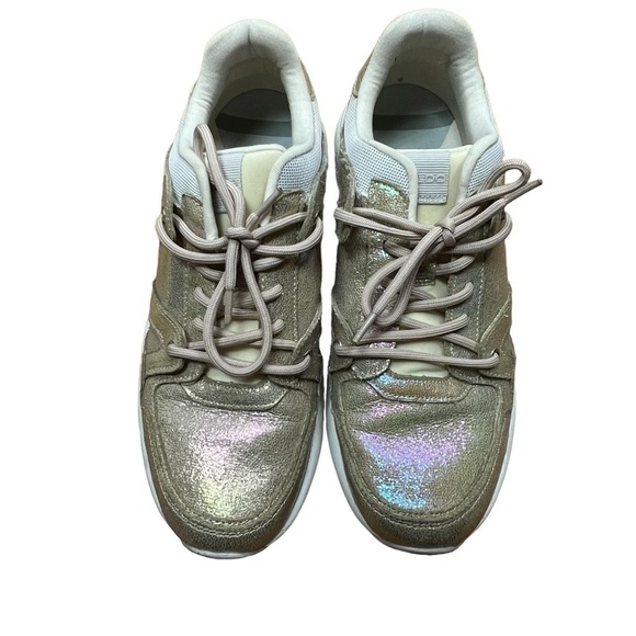 Aldo Anzaldua Gold iridescent Mermaid Metallic Sneaker 8.5 - Picture 2 of 15